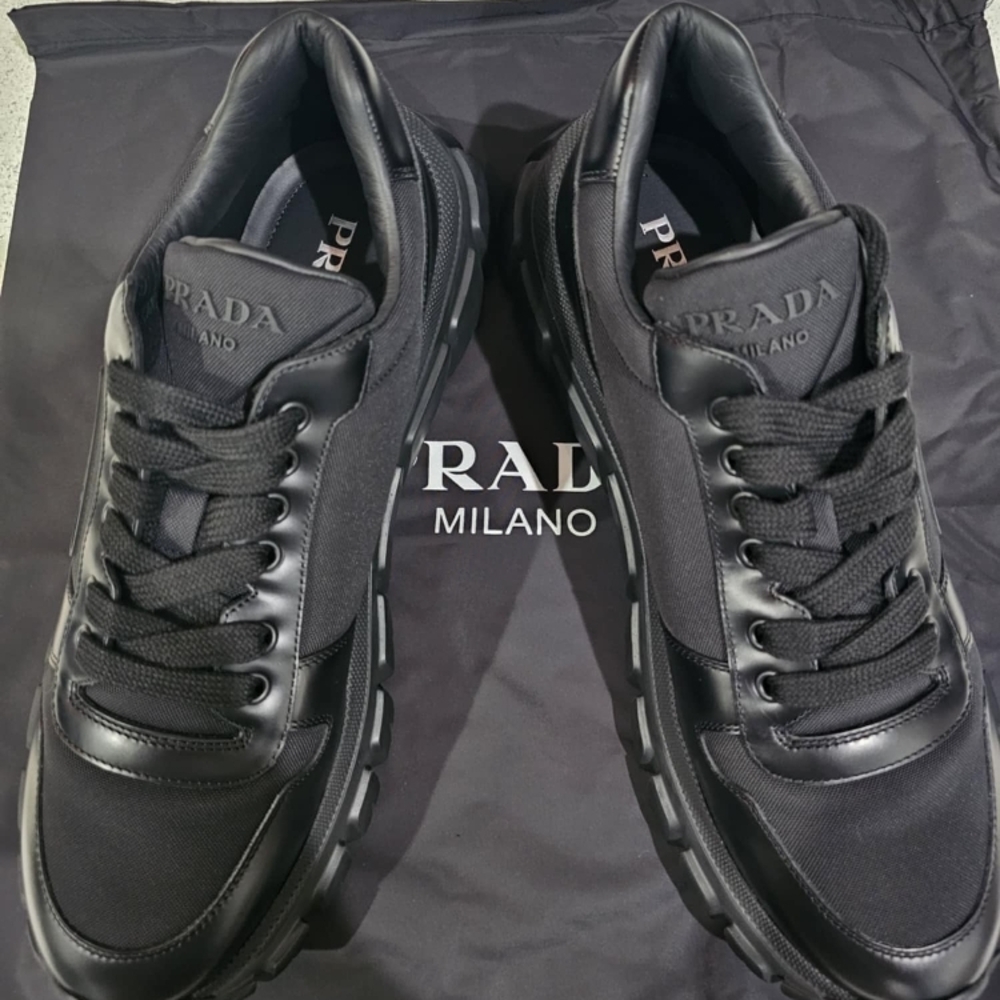 Prada Men's Black Sneakers
